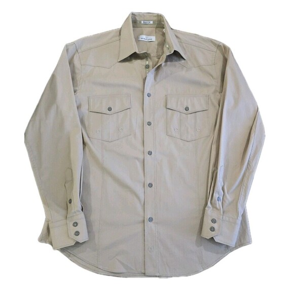 Bugatchi Umo Shaped Fit Shirt Mens Size Large Long Sleeve Button Up Pockets - Picture 12 of 13